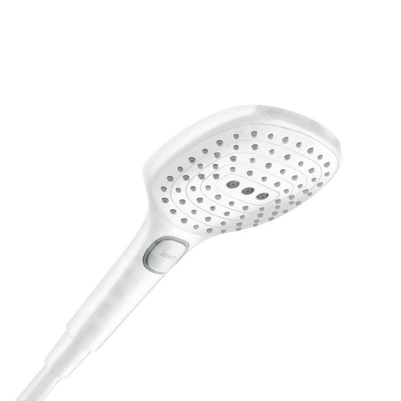 Hansgrohe Raindance Select E - Douchette 120, 3jet, blanc mat 26520700