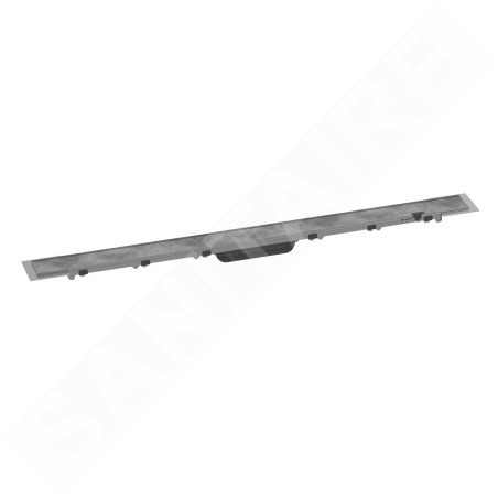 Hansgrohe RainDrain Rock - Caniveau de douche linéaire 900, avec grille à carreler, inox 56032000