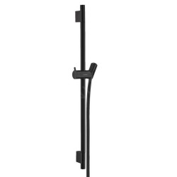Hansgrohe Unica'S - Barre de douche 650 mm avec flexible, noir mat 28632670