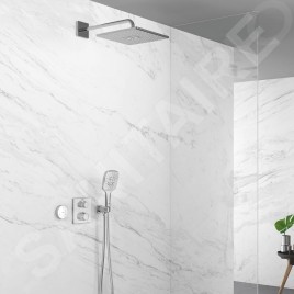 Grohe Rainshower SmartActive Cube - Douche de tête 130, 3 jets, chrome 26550000