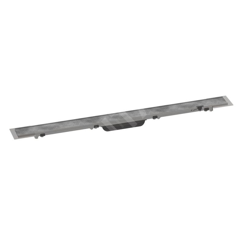 Hansgrohe RainDrain Rock - Caniveau de douche linéaire 800, avec grille à carreler, inox 56031000 Hansgrohe RainDrain Rock - Caniveau de douche linéaire 800, avec grille à carreler, inox 56031000