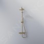 Steinberg 340 - Set de douche avec thermostat, diamètre 22 cm, or brossé 340 2721 BG