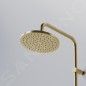 Steinberg 340 - Set de douche avec thermostat, diamètre 22 cm, or brossé 340 2721 BG