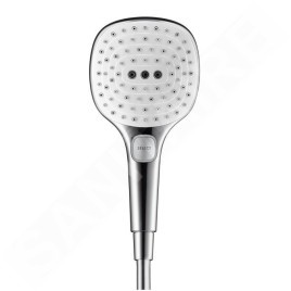 Hansgrohe Raindance Select E - Douchette 120 3 jets, blanc/chrome 26520400