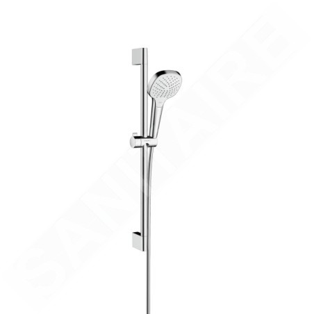 Hansgrohe Croma Select E - Set de douche Vario, 0,65m, blanc/chrome 26582400
