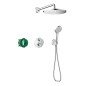 Hansgrohe Croma - Set de douche 280, avec thermostat Ecostat encastré, chrome 27954000 Hansgrohe Croma - Set de douche 280, avec thermostat Ecostat encastré, chrome 27954000