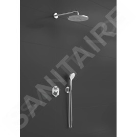 Hansgrohe Croma - Set de douche 280, avec thermostat Ecostat encastré, chrome 27954000