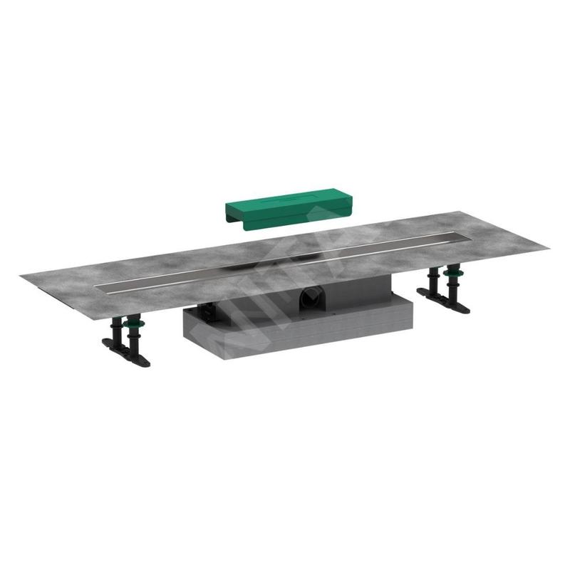 Hansgrohe uBox universal - Ensemble complet pour caniveaux de douche linéaires 800, pour installation à plat, inox 56018180 Hansgrohe uBox universal - Ensemble complet pour caniveaux de douche linéaires 800, pour installation à plat, inox 56018180