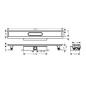 Hansgrohe uBox universal - Ensemble complet pour caniveaux de douche linéaires 800, pour installation à plat, inox 56018180 Hansgrohe uBox universal - Ensemble complet pour caniveaux de douche linéaires 800, pour installation à plat, inox 56018180