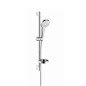 Hansgrohe Croma Select S - Set de douche Vario 0,65m avec porte-savon Casetta, blanc/chrome 26566400