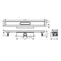 Hansgrohe uBox universal - Ensemble complet pour caniveaux de douche linéaires 800, pour installation standard, inox 56024180 Hansgrohe uBox universal - Ensemble complet pour caniveaux de douche linéaires 800, pour installation standard, inox 56024180
