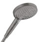 Hansgrohe Raindance Select S - Pommeau de douche 120, 3 jets, EcoSmart, chrome noir brossé 26531340