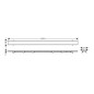 Hansgrohe RainDrain Rock - Caniveau de douche linéaire 1000, grille à carreler, inox 56033000 Hansgrohe RainDrain Rock - Caniveau de douche linéaire 1000, grille à carreler, inox 56033000