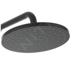 Ideal Standard CeraTherm - Set de douche T25 avec thermostat, diamètre 300 mm, 1 jet, noir BC748XG