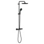 Grohe Vitalio Start - Set de douche avec thermostat, diamètre 25 cm, 2 jet, noir mat 266772431 Grohe Vitalio Start - Set de douche avec thermostat, diamètre 25 cm, 2 jet, noir mat 266772431