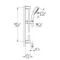 Grohe Tempesta Cosmopolitan - Colonne de douche, 3 jets, chrome 27579002