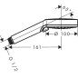 Hansgrohe Crometta - Pommeau de douche Vario 100, EcoSmart 9 l/min, 2 jets, chrome 26332400