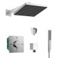SANITINO - Set de douche avec thermostat et corps encastré hansgrohe, accessoires kielle, chrome SANI21HHK003 SANITINO - Set de douche avec thermostat et corps encastré hansgrohe, accessoires kielle, chrome SANI21HHK003