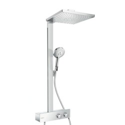 Hansgrohe Raindance E - Set de douche Showerpipe 300 avec thermostat 350, chrome 27361000