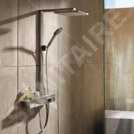 Hansgrohe Raindance E - Set de douche Showerpipe 300 avec thermostat 600, chrome 27363000