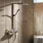 Hansgrohe Raindance E - Set de douche Showerpipe 300 avec thermostat 600, chrome 27363000