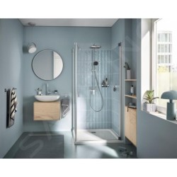 Grohe Vitalio Comfort - Set de douche avec mitigeur, 25x25 cm, 2 jets, chrome 26985001