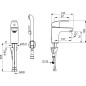 Hansa Pinto - Mitigeur de lavabo avec fonction douche, chrome 45052283 Hansa Pinto - Mitigeur de lavabo avec fonction douche, chrome 45052283
