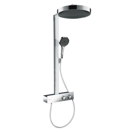 Hansgrohe Rainfinity - Set de douche avec thermostat, diamètre 36 cm, 3 jet, chrome 26853000