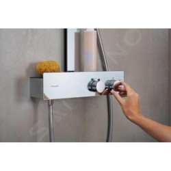 Hansgrohe Rainfinity - Set de douche avec thermostat, diamètre 36 cm, 3 jet, chrome 26853000
