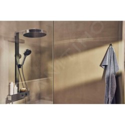 Hansgrohe Rainfinity - Set de douche avec thermostat, diamètre 36 cm, 3 jet, chrome 26853000