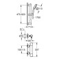 Grohe Precision Trend - Set de douche avec thermostat, 3 jets, chrome 34237003 Grohe Precision Trend - Set de douche avec thermostat, 3 jets, chrome 34237003