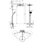 Hansgrohe Raindance Select S - Set de douche avec thermostat, 300 mm, 2 jets, chrome 27133000 Hansgrohe Raindance Select S - Set de douche avec thermostat, 300 mm, 2 jets, chrome 27133000