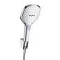 Hansgrohe Raindance Select E - Douche de tête 120, avec accessoires, 3 jets, blanc/chrome 26720400