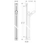 Hansgrohe Raindance - Barre de douche 0,90 m, chrome 27636000 Hansgrohe Raindance - Barre de douche 0,90 m, chrome 27636000