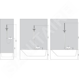 Hansgrohe Raindance - Barre de douche 0,90 m, chrome 27636000