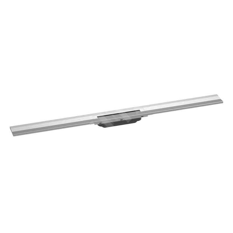 Hansgrohe RainDrain Flex - Caniveau de douche linéaire avec grille en inox 1000, installation contre le mur, découpable, inox Hansgrohe RainDrain Flex - Caniveau de douche linéaire avec grille en inox 1000, installation contre le mur, découpable, inox