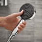 Hansgrohe Pulsify Select - Pommeau de douche Relaxation 105, 3 jets, chrome 24110000