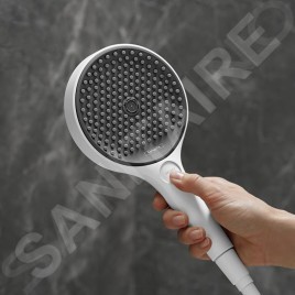 Hansgrohe Rainfinity - Pommeau de douche 130, blanc mat 26865700