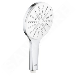 Grohe Rainshower SmartActive - Douche de tête 130 9,5 l/min, 3 jets, blanc lunaire 26574LS0