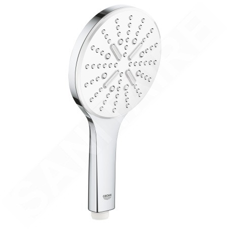Grohe Rainshower SmartActive - Douche de tête 130 9,5 l/min, 3 jets, blanc lunaire 26574LS0