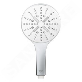 Grohe Rainshower SmartActive - Douche de tête 130 9,5 l/min, 3 jets, blanc lunaire 26574LS0