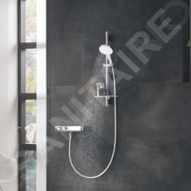 Grohe Rainshower SmartActive - Douche de tête 130 9,5 l/min, 3 jets, blanc lunaire 26574LS0