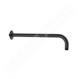 SANITINO - Set de douche avec thermostat et corps encastré hansgrohe, accessoires kielle, noir mat SANI21HKK402