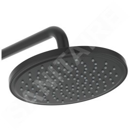 Ideal Standard Cerafine O - Set de douche avec mitigeur, diamètre 200 mm, 1 jet, noir BC525XG