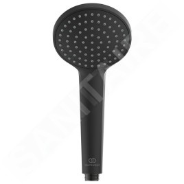 Ideal Standard Cerafine O - Set de douche avec mitigeur, diamètre 200 mm, 1 jet, noir BC525XG