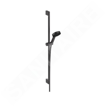 Hansgrohe Pulsify Select - Set de pommeau de douche, 3 jets, EcoSmart, barre de 959 mm et flexible, noir mat 24171670