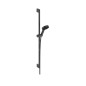 Hansgrohe Pulsify Select - Set de pommeau de douche, 3 jets, EcoSmart, barre de 959 mm et flexible, noir mat 24171670