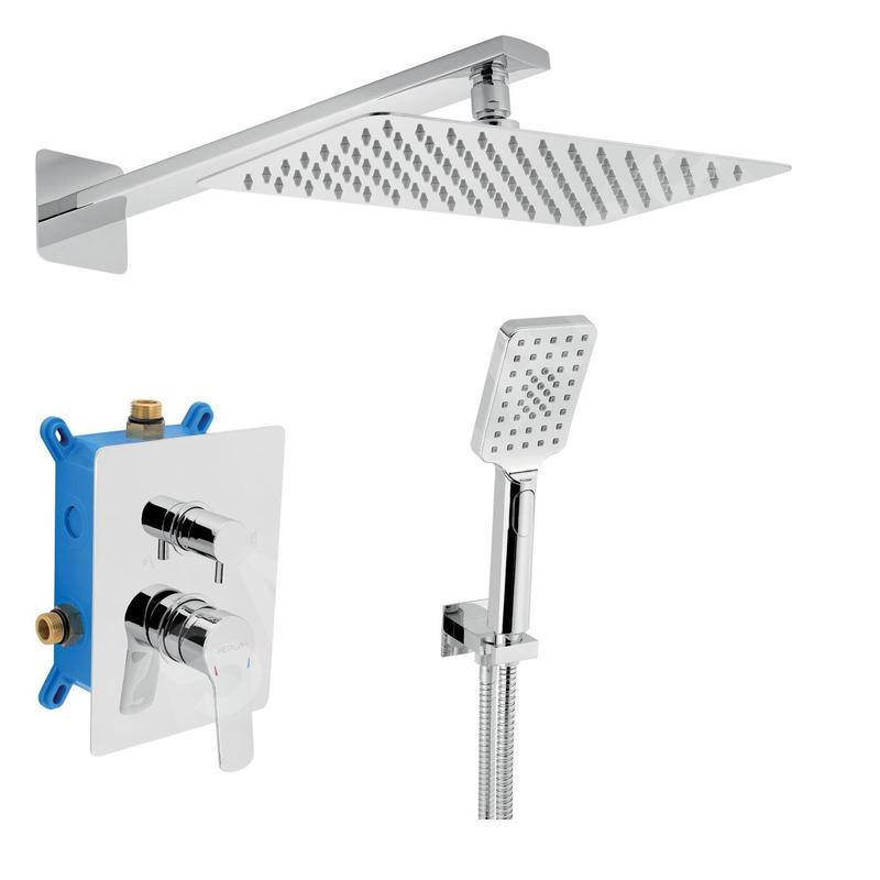 Novaservis Metalia 54 - Set de douche avec mitigeur encastré, corps d’encastrement, 30x20 cm, 3 jets, chrome SADA54051R,0 Novaservis Metalia 54 - Set de douche avec mitigeur encastré, corps d’encastrement, 30x20 cm, 3 jets, chrome SADA54051R,0