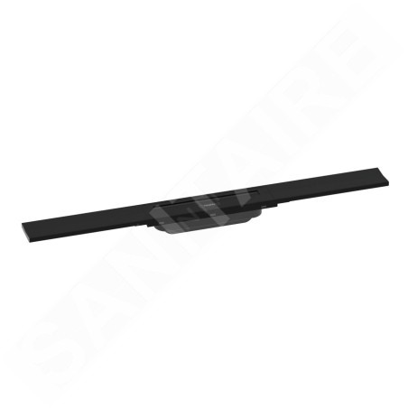 Hansgrohe RainDrain Flex - Caniveau de douche linéaire avec grille en inox 700, pour montage libre, découpable, noir mat