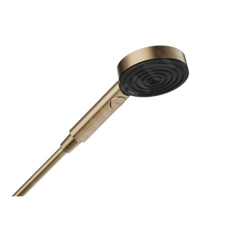 Hansgrohe Pulsify Select - Pommeau de douche Relaxation 105, 3 jets, EcoSmart, bronze brossé 24111140
